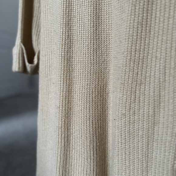 Simons Beige Long Sleeve Dress - Picture 2 of 8